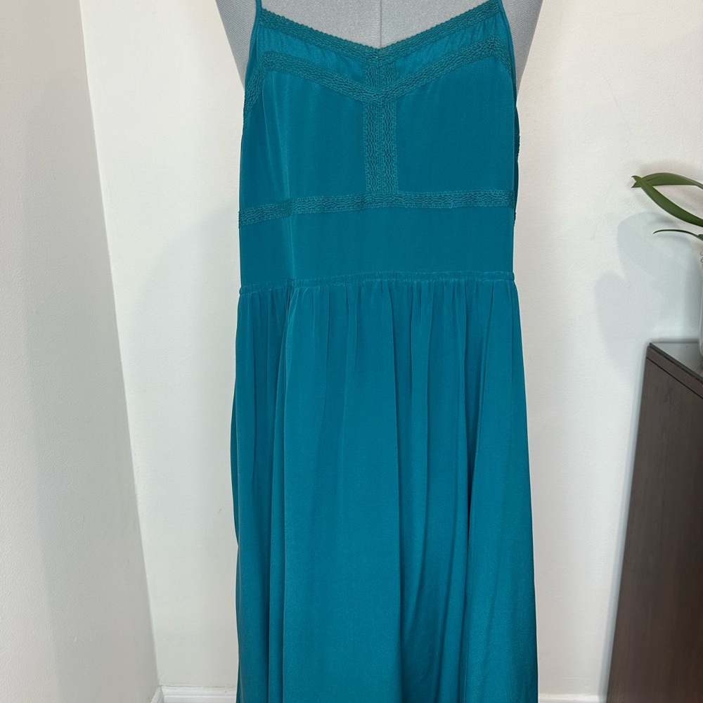 Madewell Teal Midi Dress